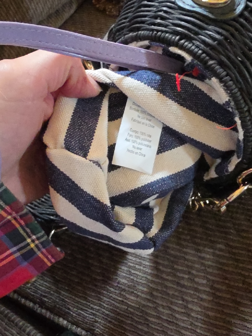 Free People Black wicker xbody bag NWT - Picture 15 of 15